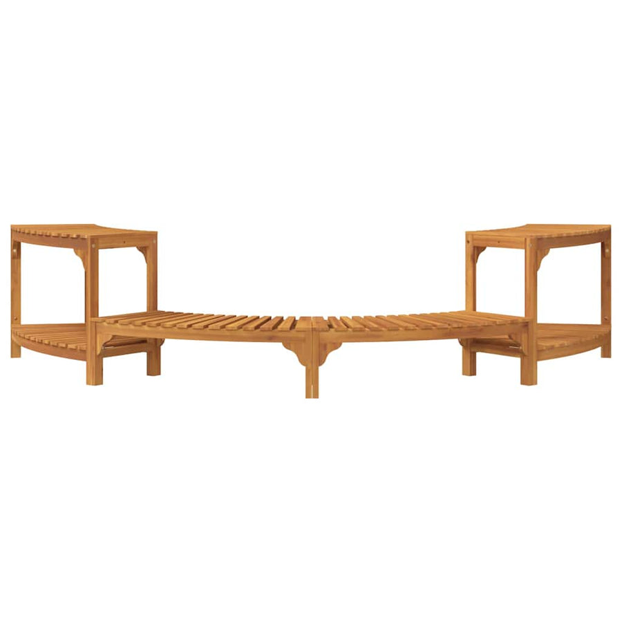 Hottub Omgeving Half-Rond Bruin 272 x 120 x 55,5 cm
