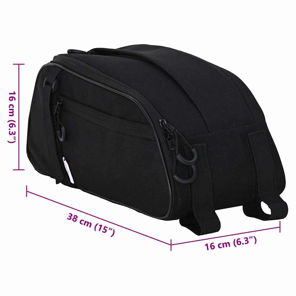 Fietstas Zwart 38 x 16 x 16 cm Polyester