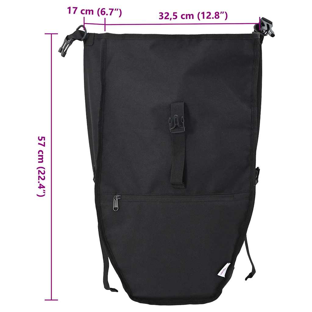 Fietstas Zwart 32,5 x 17 x 57 cm Polyester