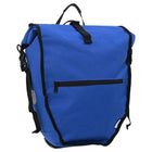 Fietstas blauw 32,5x17x57 cm polyester