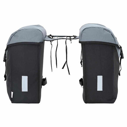 Fietstas Grijs en zwart 31.5 x 15.5 x 40 cm Polyester