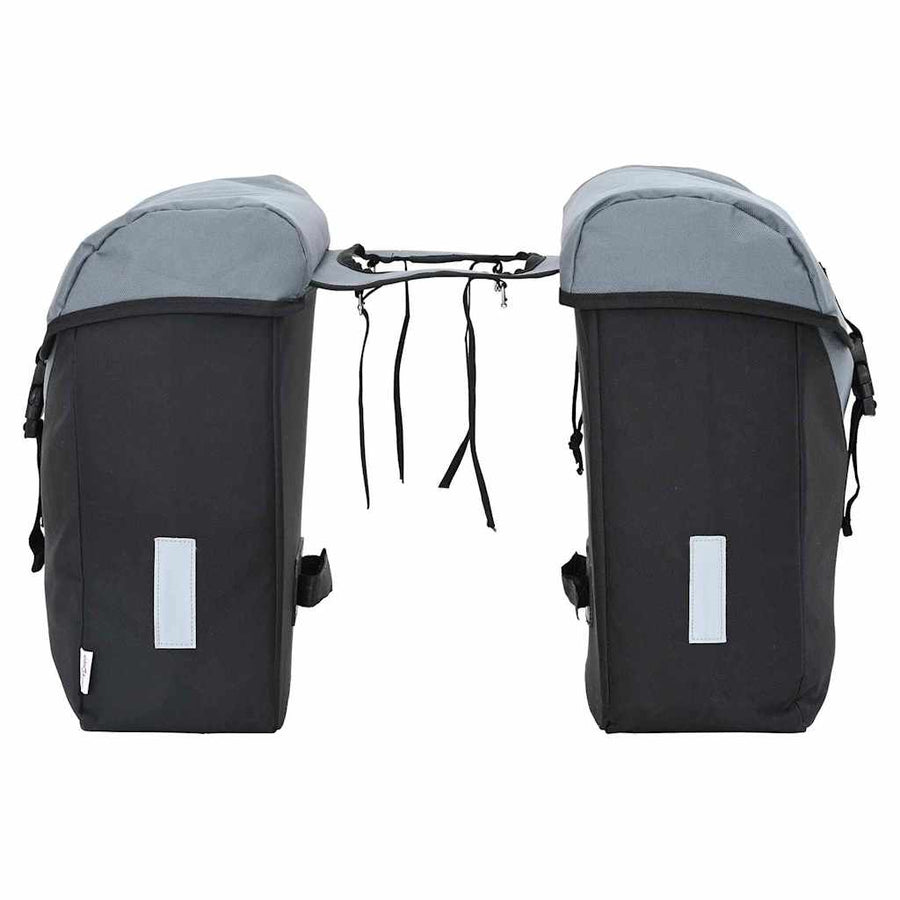 Fietstas Grijs en zwart 31.5 x 15.5 x 40 cm Polyester