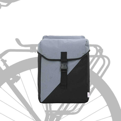 Fietstas Grijs en zwart 31.5 x 15.5 x 40 cm Polyester