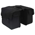 Fietstas dubbel 40x18.5x35 cm polyester zwart