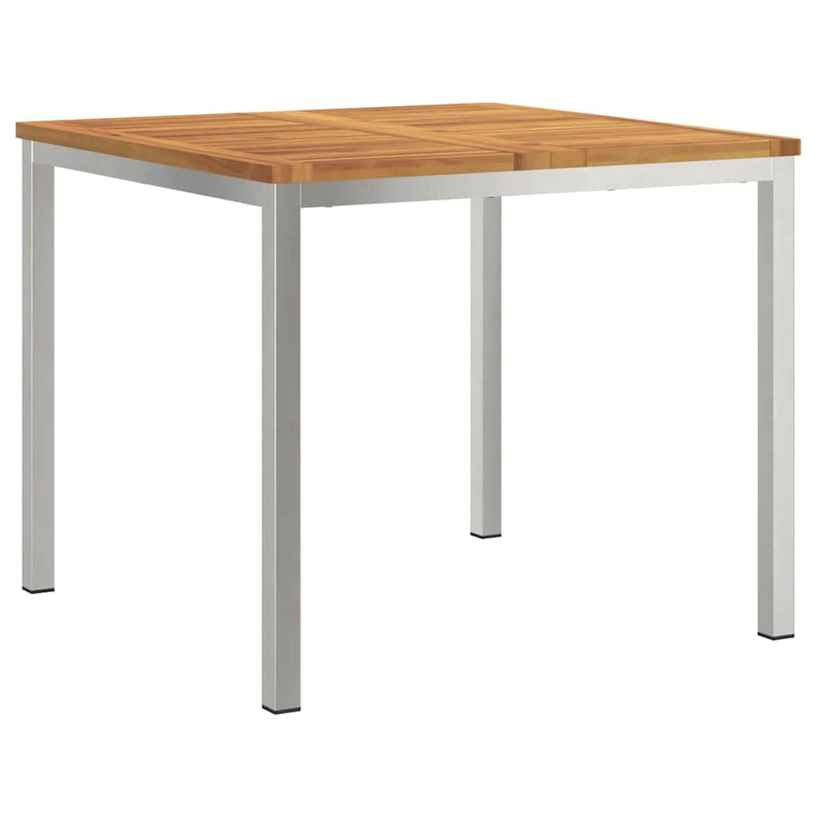 EetTafel Bruin 90 x 90 x 75 cm Massief Acaciahout