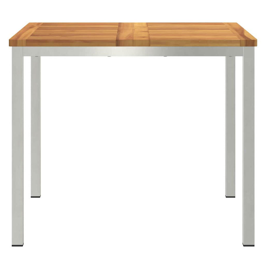 EetTafel Bruin 90 x 90 x 75 cm Massief Acaciahout