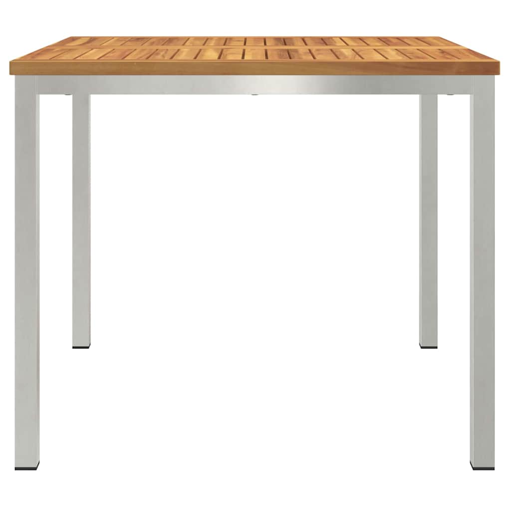 EetTafel Bruin 90 x 90 x 75 cm Massief Acaciahout