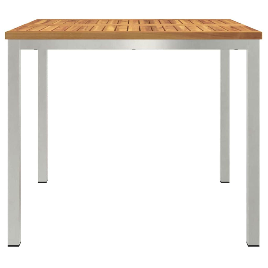 EetTafel Bruin 90 x 90 x 75 cm Massief Acaciahout
