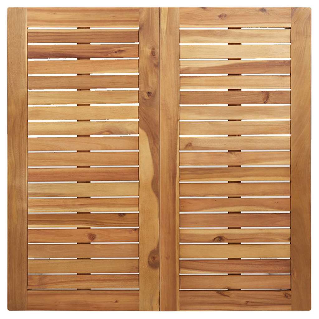 EetTafel Bruin 90 x 90 x 75 cm Massief Acaciahout