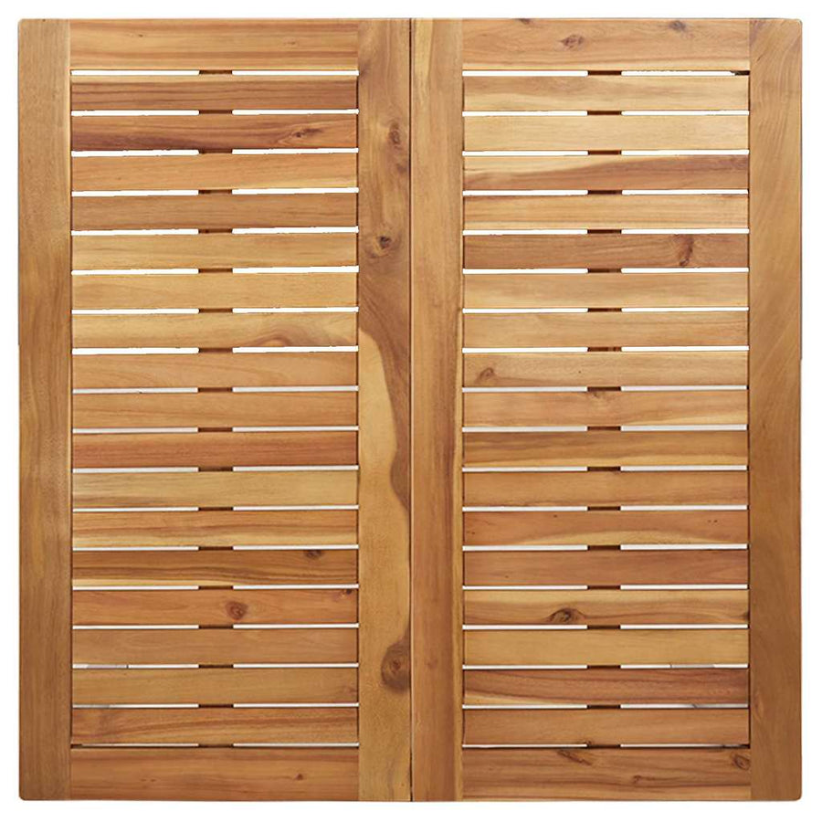 EetTafel Bruin 90 x 90 x 75 cm Massief Acaciahout