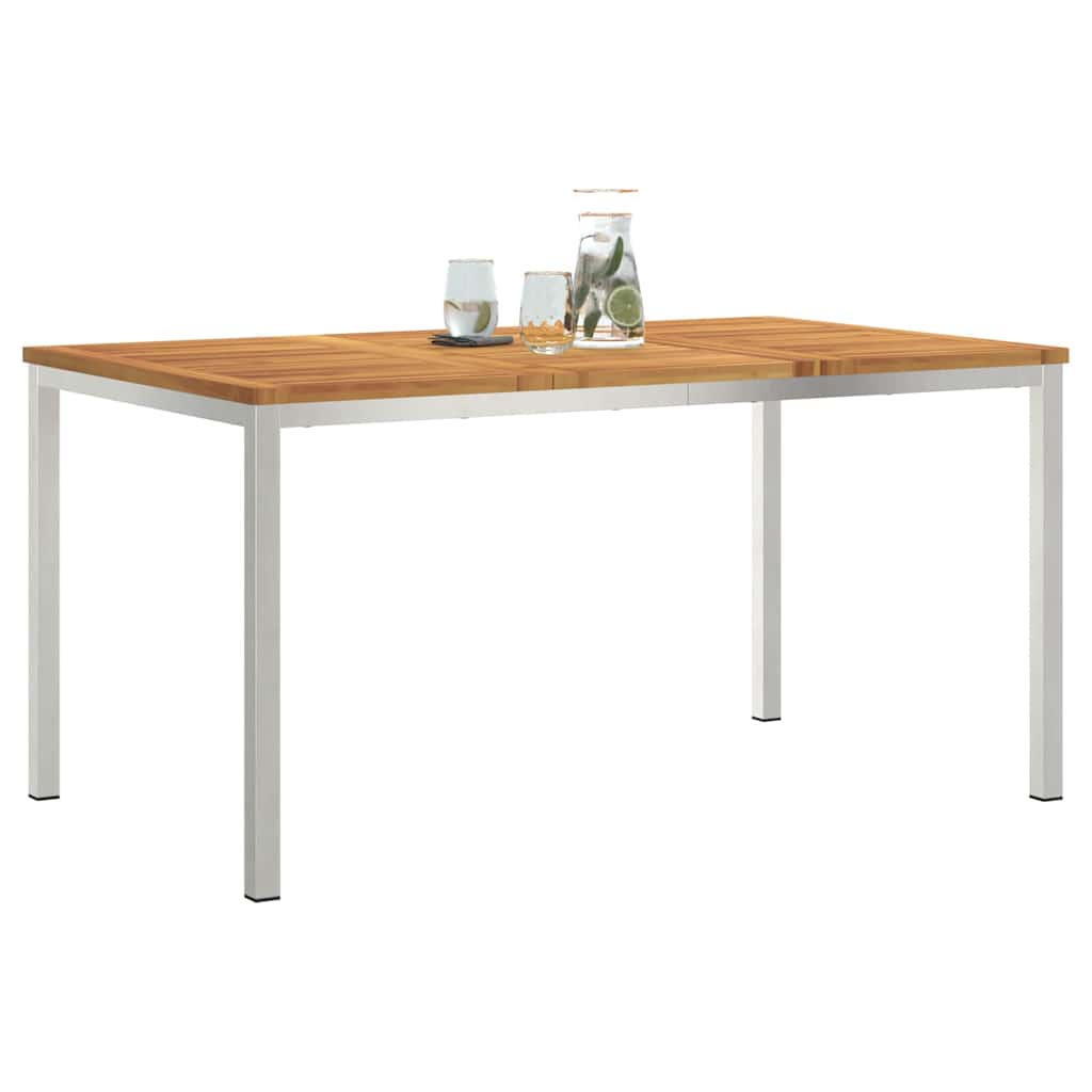 EetTafel Bruin 150 x 90 x 75 cm Massief Acaciahout