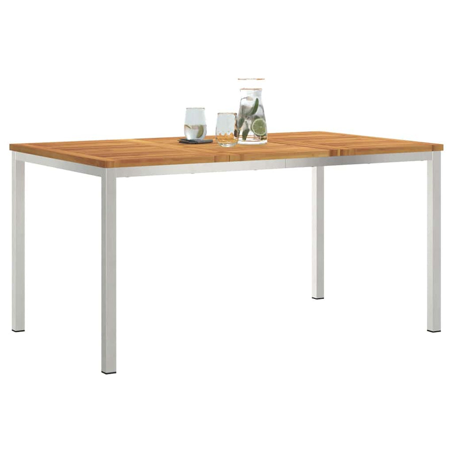 EetTafel Bruin 150 x 90 x 75 cm Massief Acaciahout