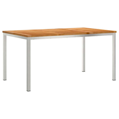 EetTafel Bruin 150 x 90 x 75 cm Massief Teakhout