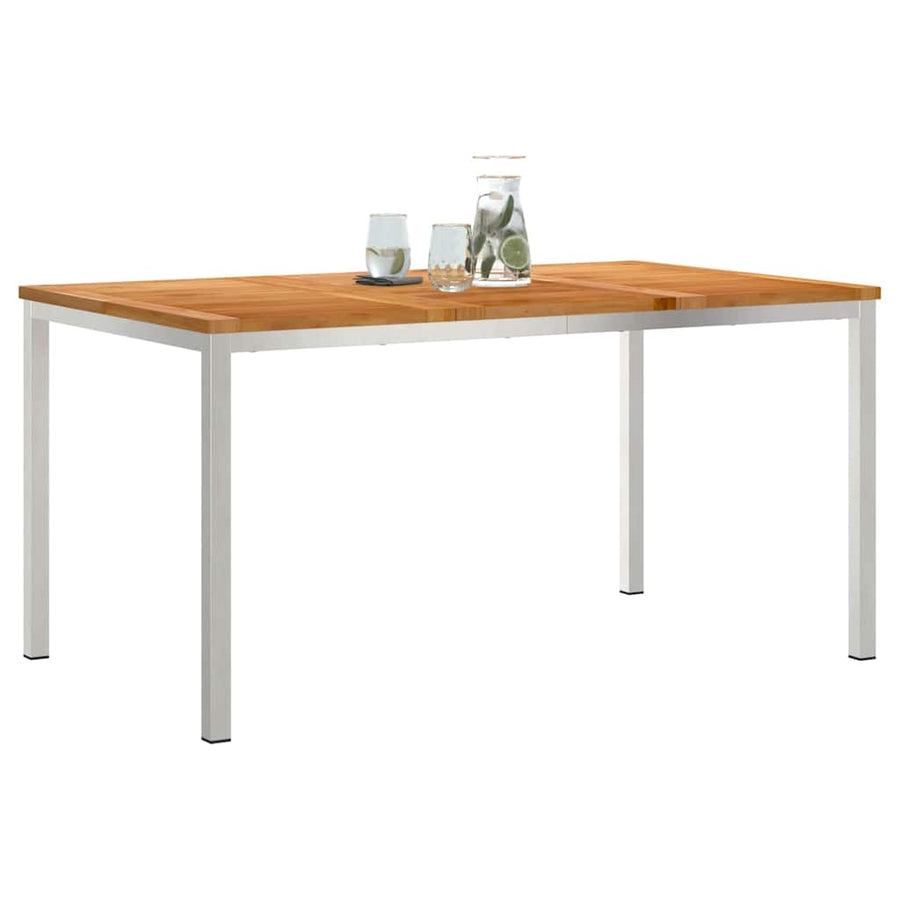 EetTafel Bruin 150 x 90 x 75 cm Massief Teakhout