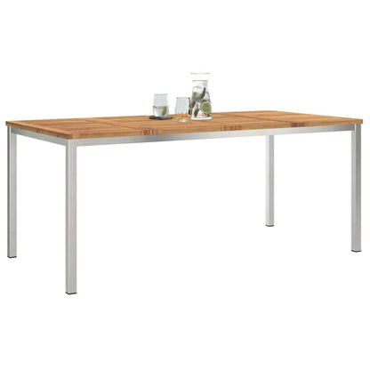 EetTafel Bruin 180 x 90 x 75 cm Massief Acaciahout