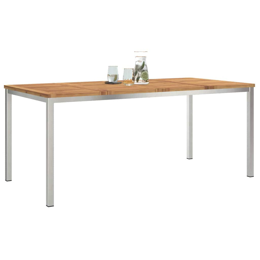 EetTafel Bruin 180 x 90 x 75 cm Massief Acaciahout