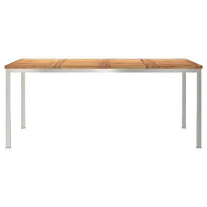EetTafel Bruin 180 x 90 x 75 cm Massief Teakhout