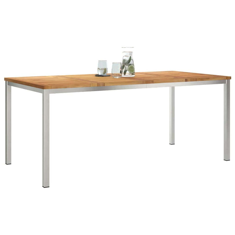 EetTafel Bruin 180 x 90 x 75 cm Massief Teakhout