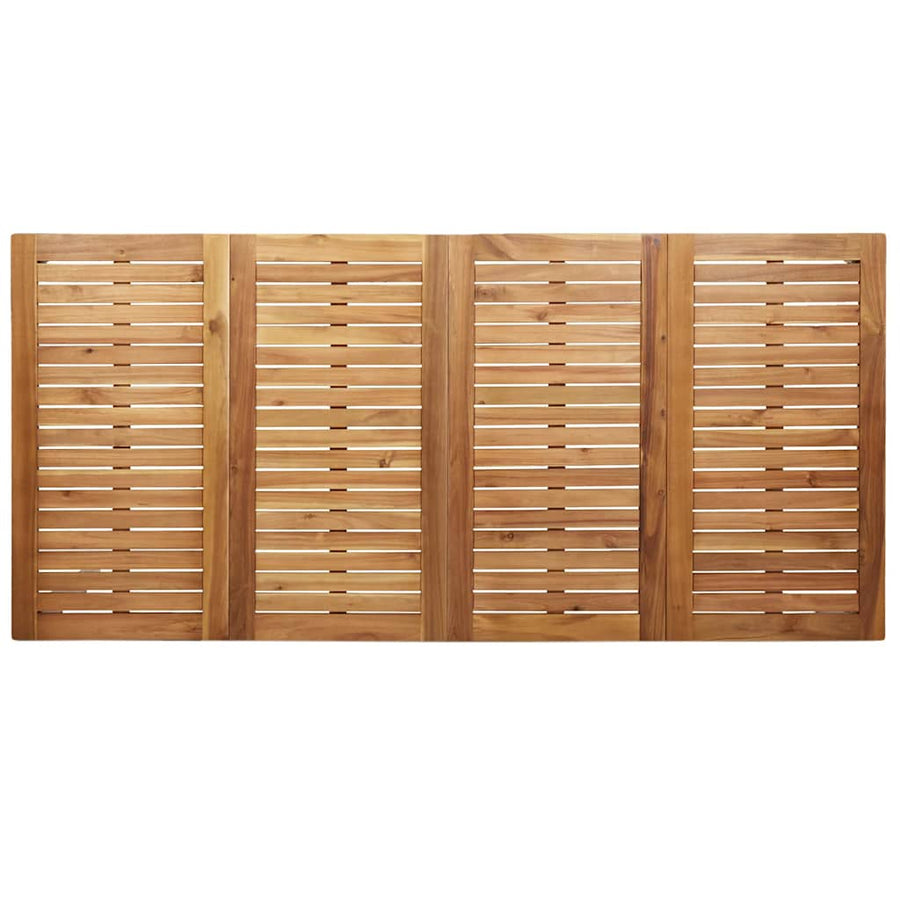 EetTafel Bruin 180 x 90 x 75 cm Massief Teakhout