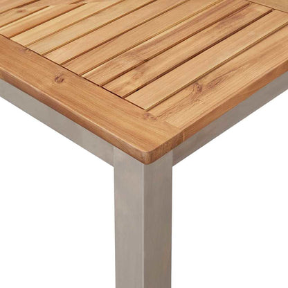 EetTafel Bruin 200 x 90 x 75 cm Massief Acaciahout
