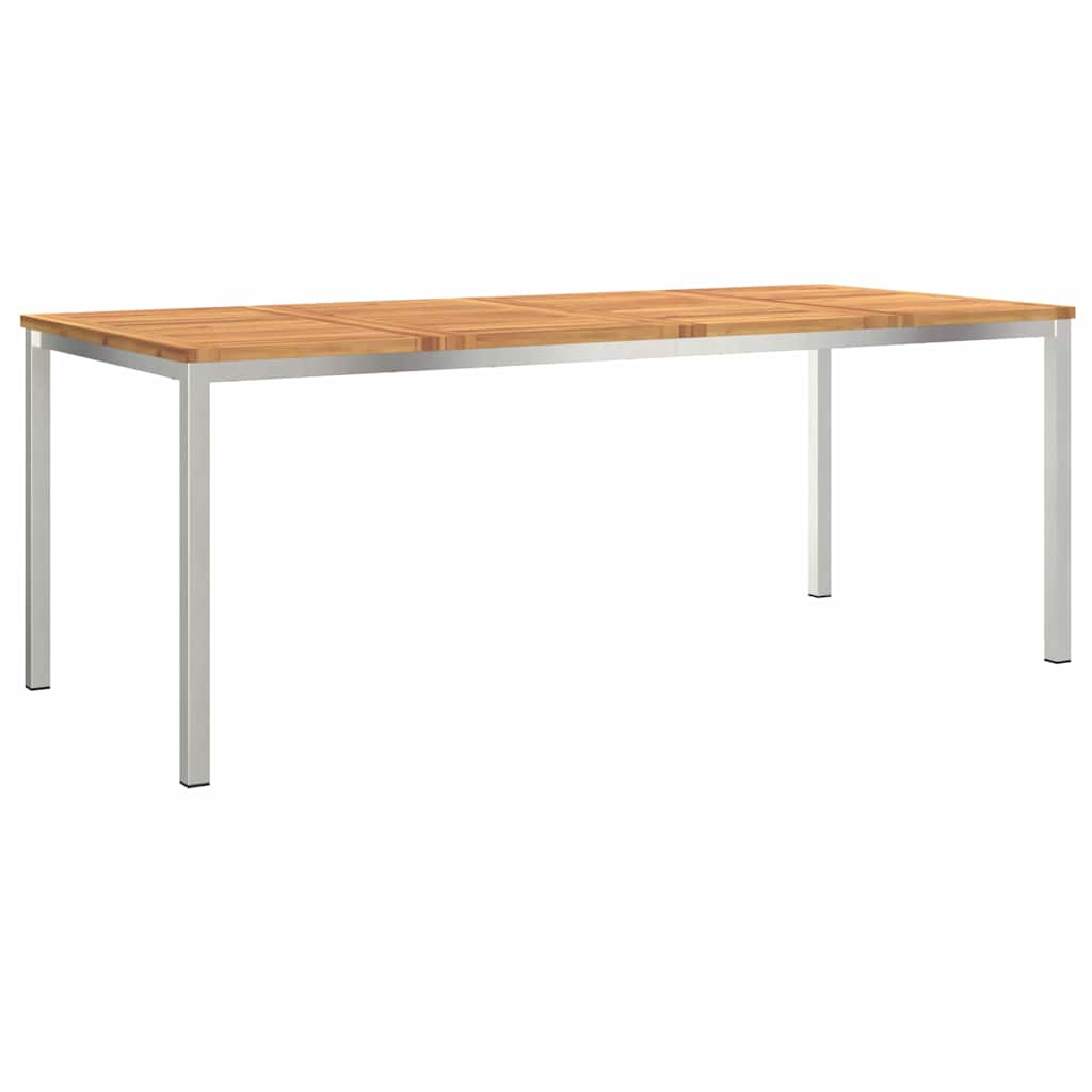 EetTafel Bruin 200 x 90 x 75 cm Massief Acaciahout
