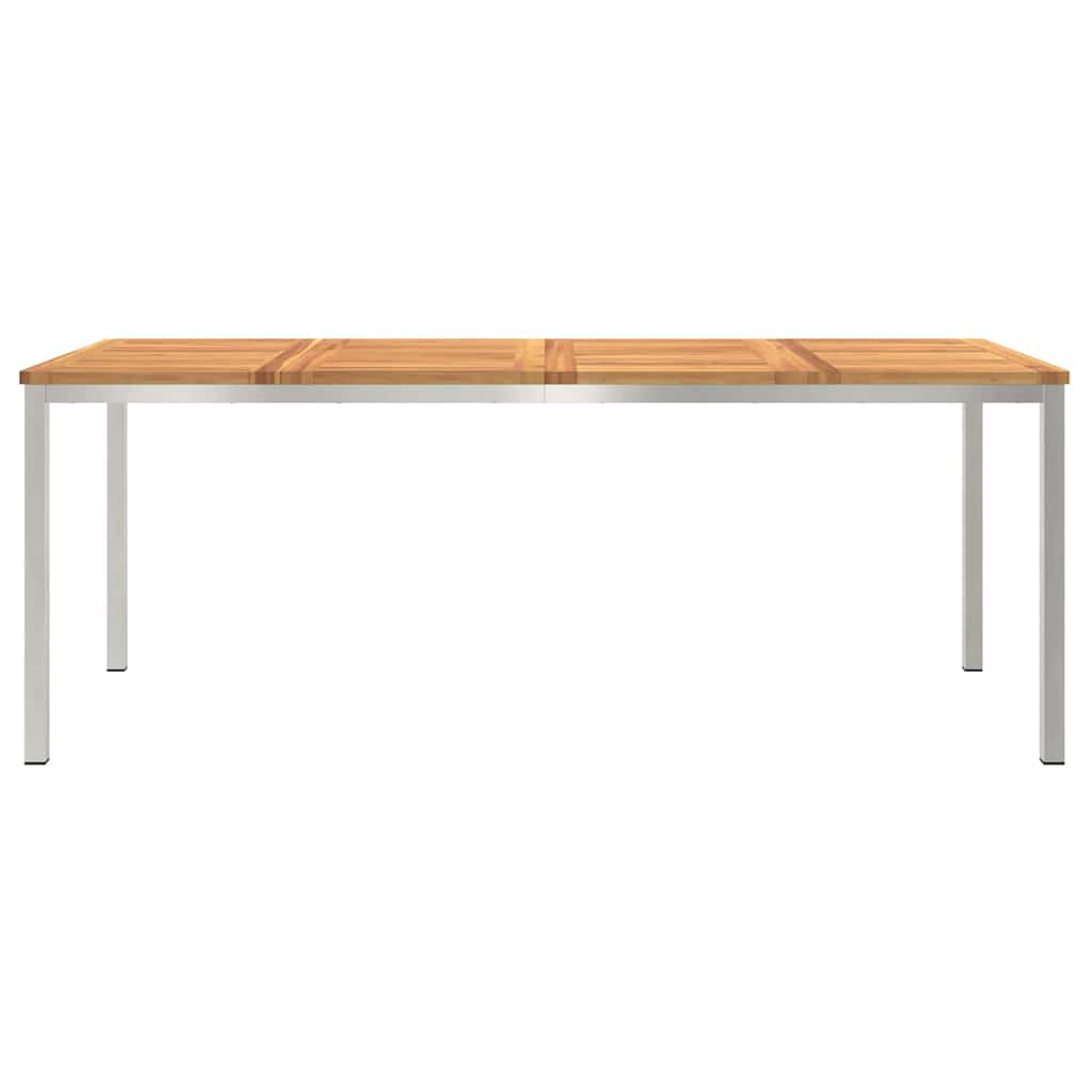 EetTafel Bruin 200 x 90 x 75 cm Massief Acaciahout