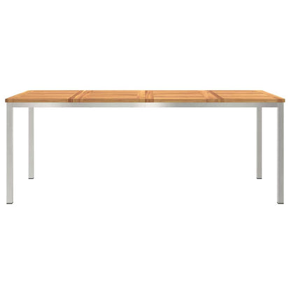 EetTafel Bruin 200 x 90 x 75 cm Massief Acaciahout