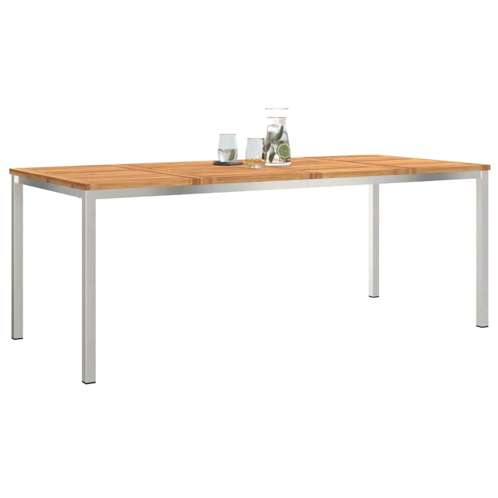 EetTafel Bruin 200 x 90 x 75 cm Massief Acaciahout
