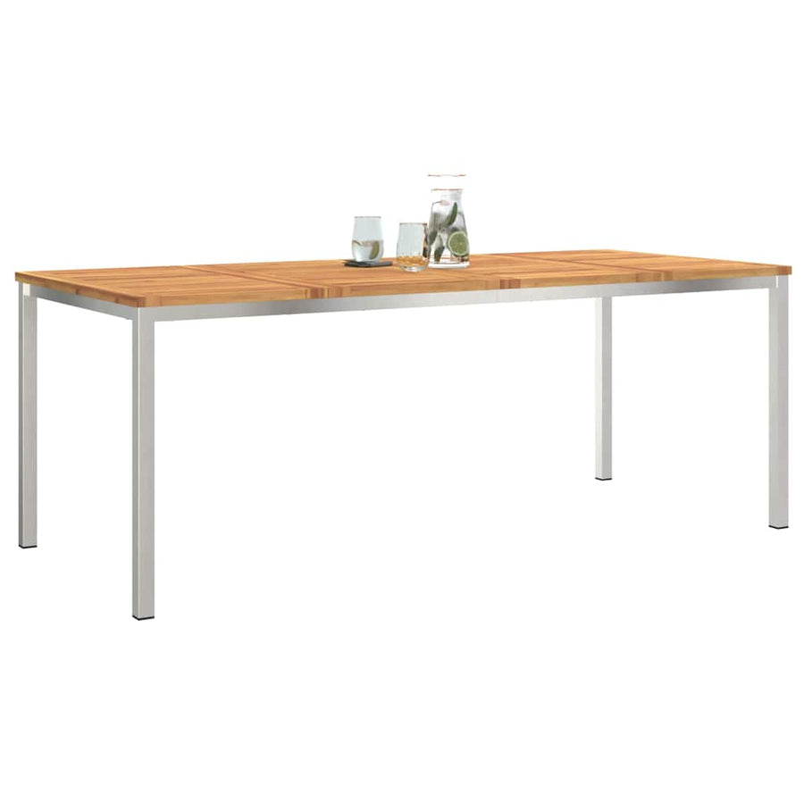 EetTafel Bruin 200 x 90 x 75 cm Massief Acaciahout