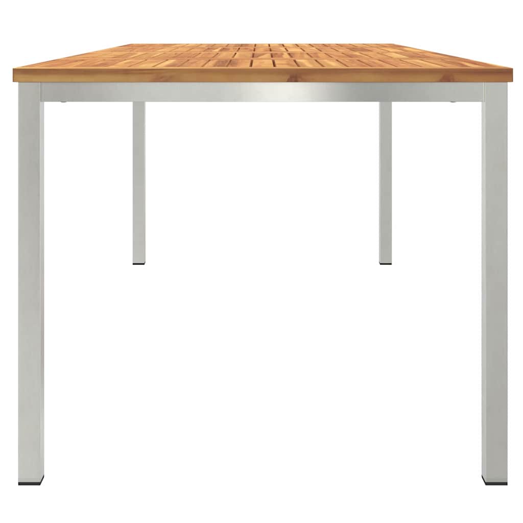 EetTafel Bruin 200 x 90 x 75 cm Massief Acaciahout