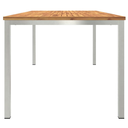 EetTafel Bruin 200 x 90 x 75 cm Massief Acaciahout