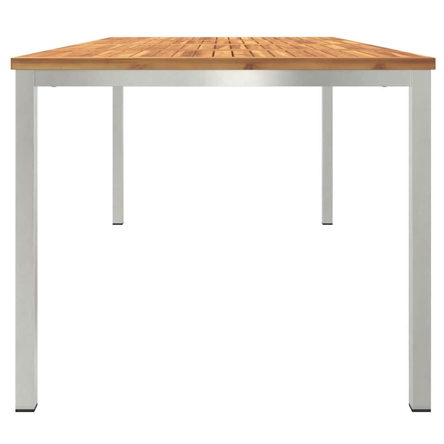 EetTafel Bruin 200 x 90 x 75 cm Massief Acaciahout