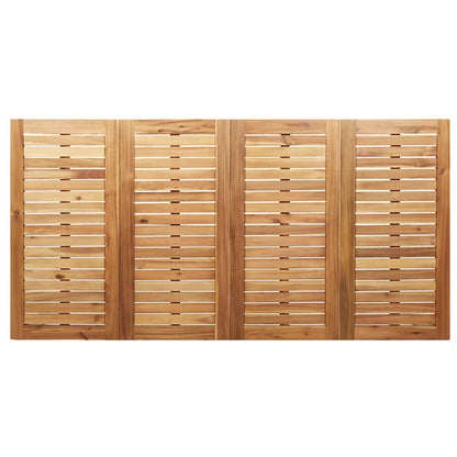 EetTafel Bruin 200 x 90 x 75 cm Massief Acaciahout