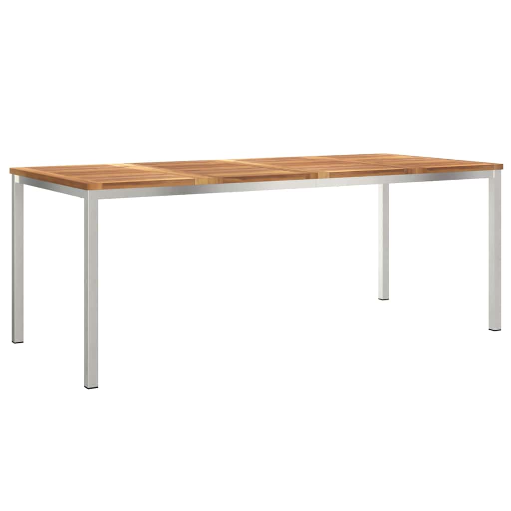 EetTafel Bruin 200 x 90 x 75 cm Massief Teakhout