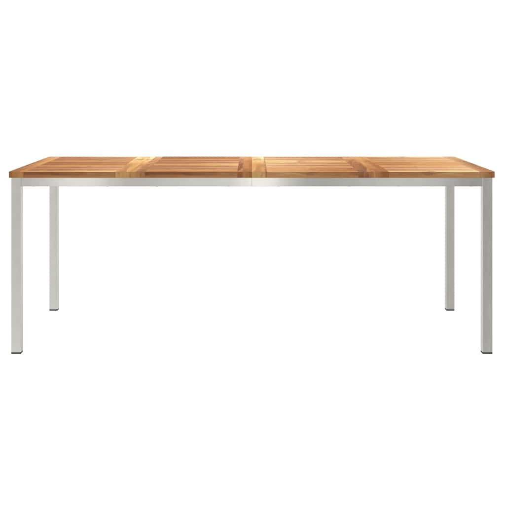 EetTafel Bruin 200 x 90 x 75 cm Massief Teakhout