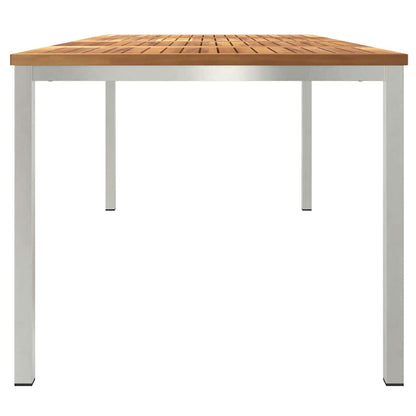 EetTafel Bruin 200 x 90 x 75 cm Massief Teakhout