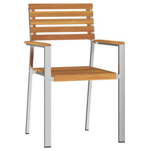 Tuinstoel 2 Pcs Olie Naturel Massief Acaciahout