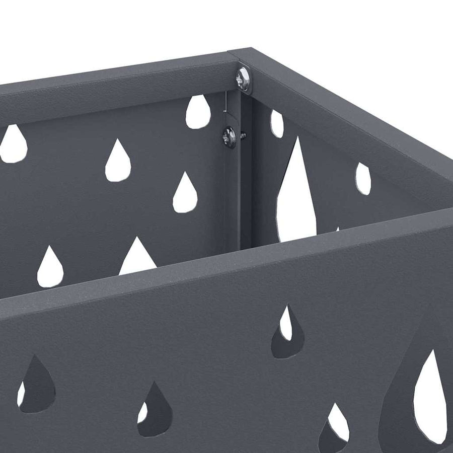 Paraplu Standaard Antraciet 15,5 x 15,5 x 49 cm Metaal