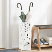 Paraplustandaard 15,5x15,5x49 cm wit metaal