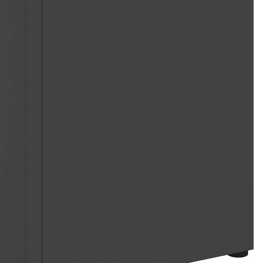 Paraplu Standaard Zwart 15.5 x 15.5 x 49 cm Metaal