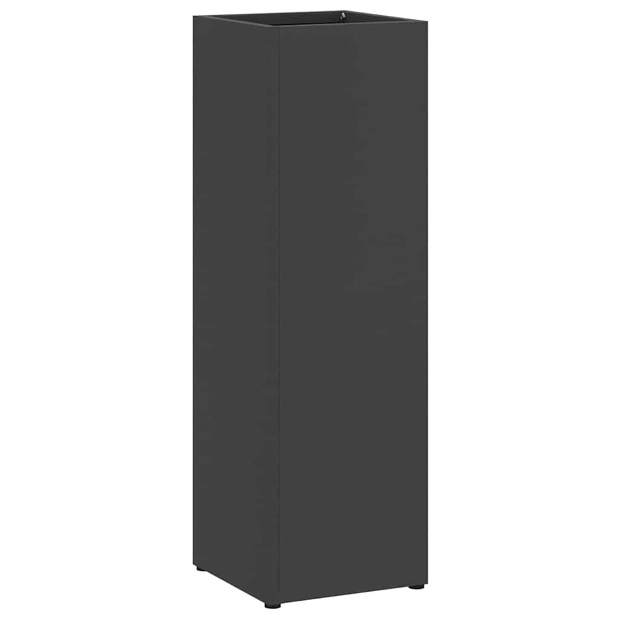 Paraplu Standaard Zwart 15.5 x 15.5 x 49 cm Metaal