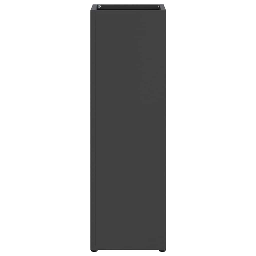 Paraplu Standaard Zwart 15.5 x 15.5 x 49 cm Metaal