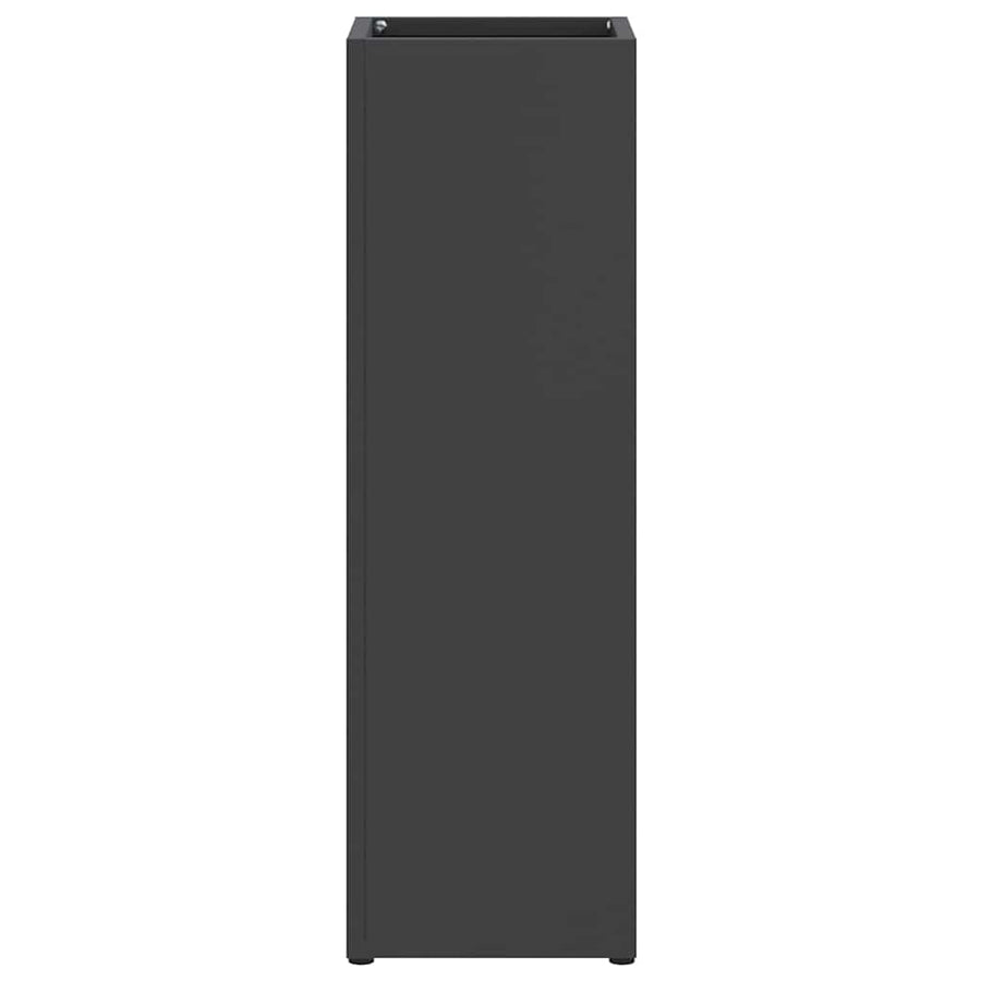 Paraplu Standaard Zwart 15.5 x 15.5 x 49 cm Metaal