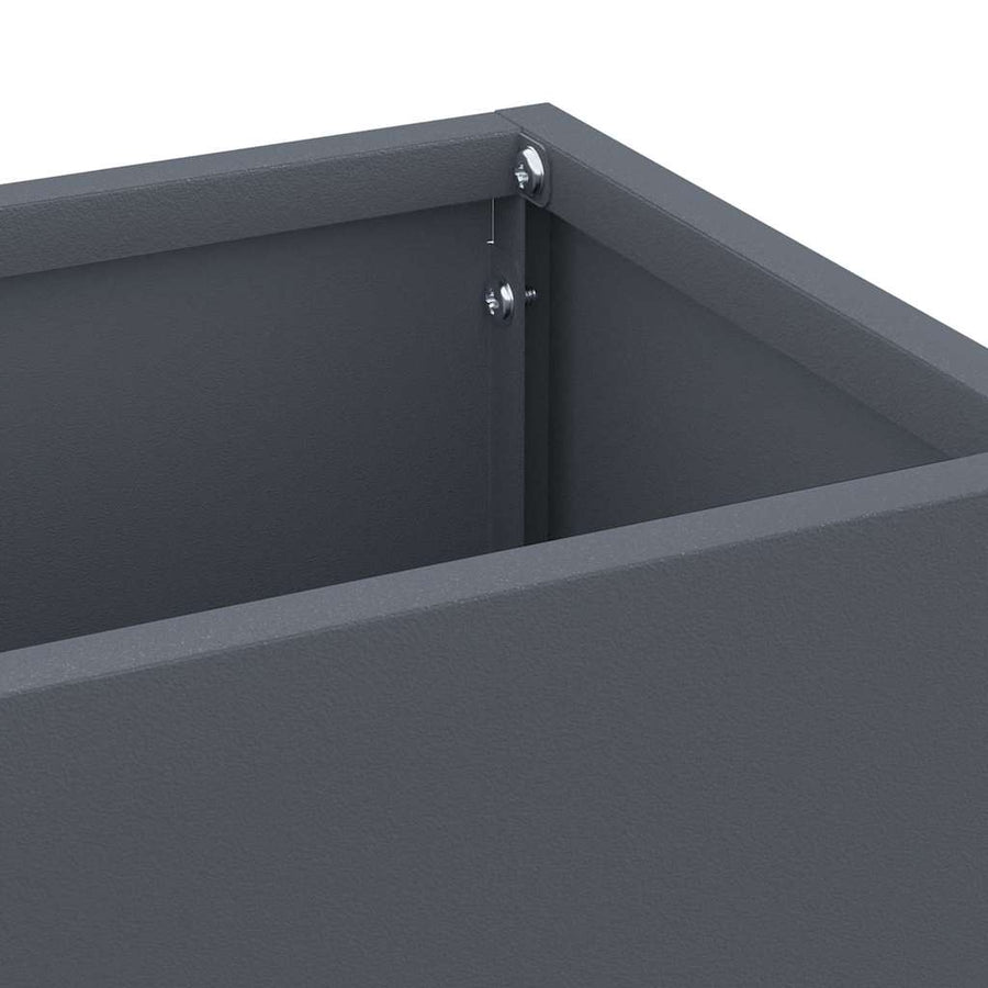 Paraplu Standaard Antraciet 15,5 x 15,5 x 49 cm Metaal