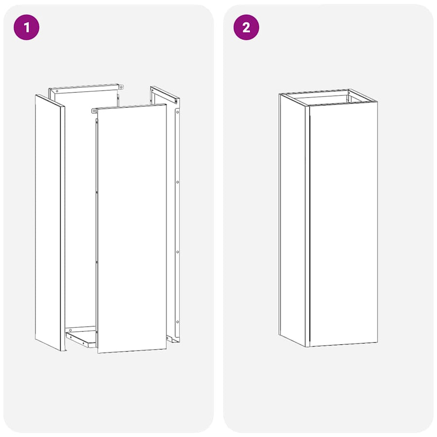 Paraplu Standaard Antraciet 15,5 x 15,5 x 49 cm Metaal