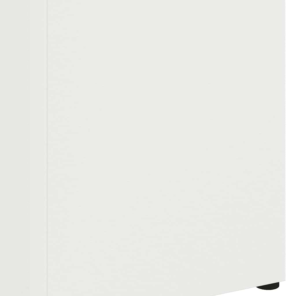 Paraplu Standaard met opslag Wit 15,5 x 15,5 x 49 cm Metaal