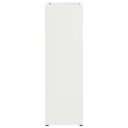 Paraplu Standaard met opslag Wit 15,5 x 15,5 x 49 cm Metaal
