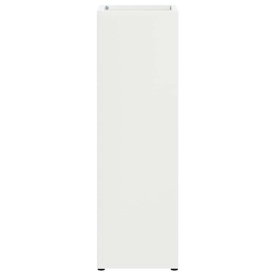 Paraplu Standaard met opslag Wit 15,5 x 15,5 x 49 cm Metaal