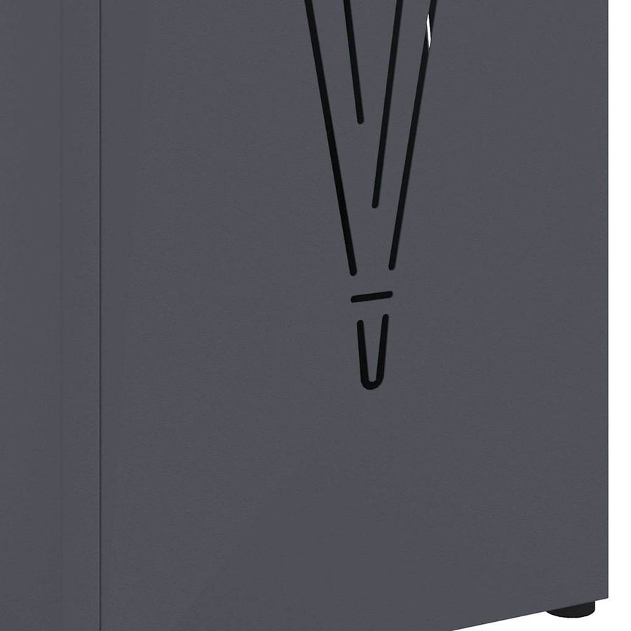 Paraplu Standaard Antraciet 15,5 x 15,5 x 49 cm Metaal