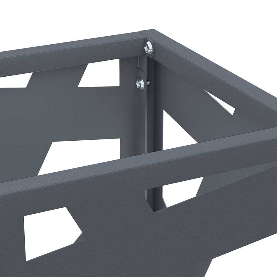 Paraplu Standaard Antraciet 15,5 x 15,5 x 49 cm Metaal